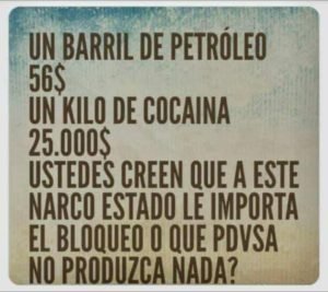 Al Narco Estado NO le importa el bloqueo ni PDVSA!!!